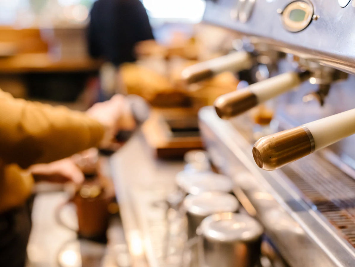 espresso machine at Harken Charleston, SC