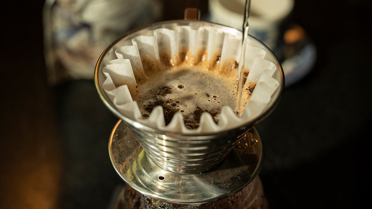 pour over coffee example of extraction