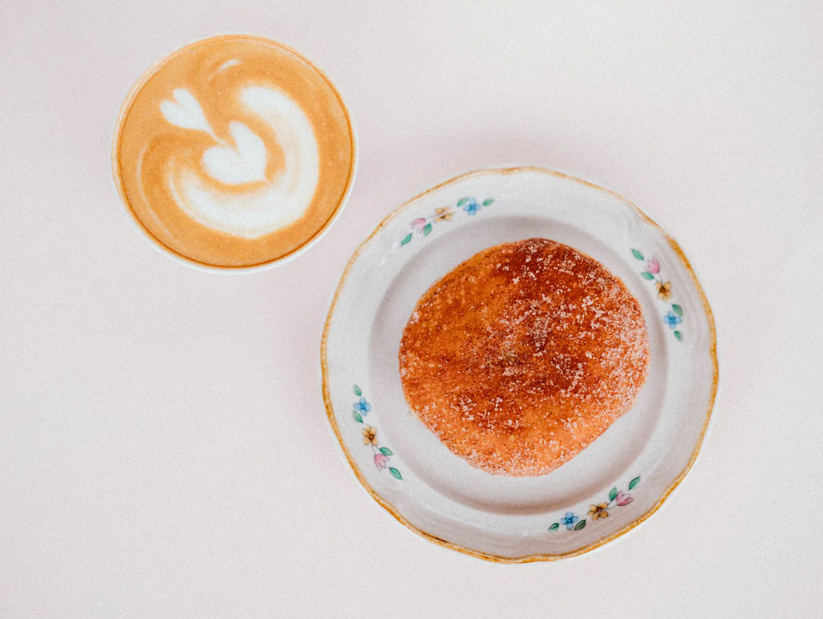 Coffee and donut at Get Along Tampa