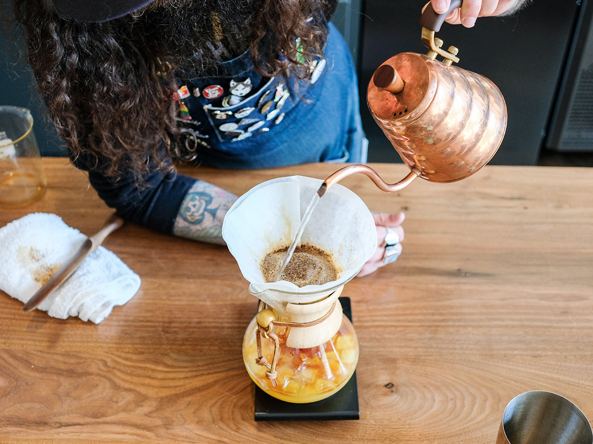 Coffee mixed with OJ