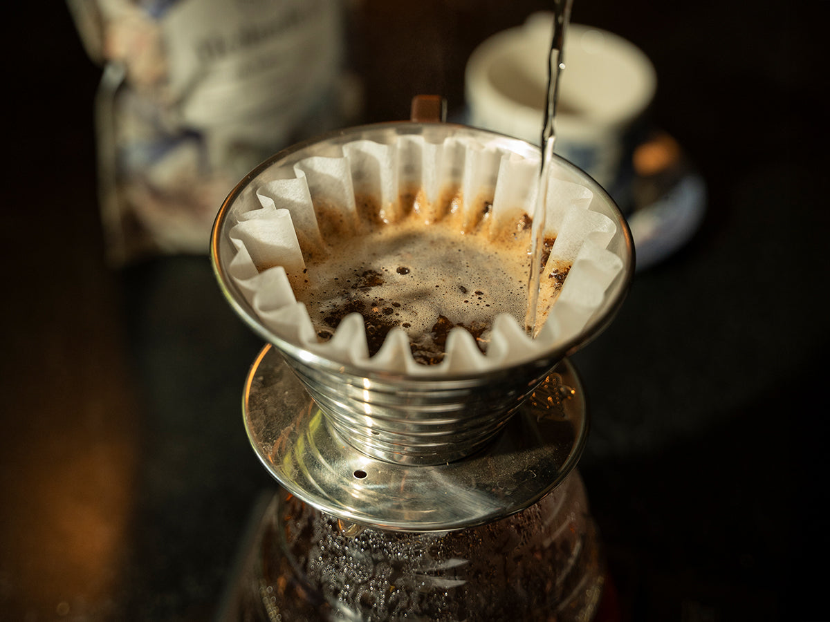 pour over coffee example of extraction